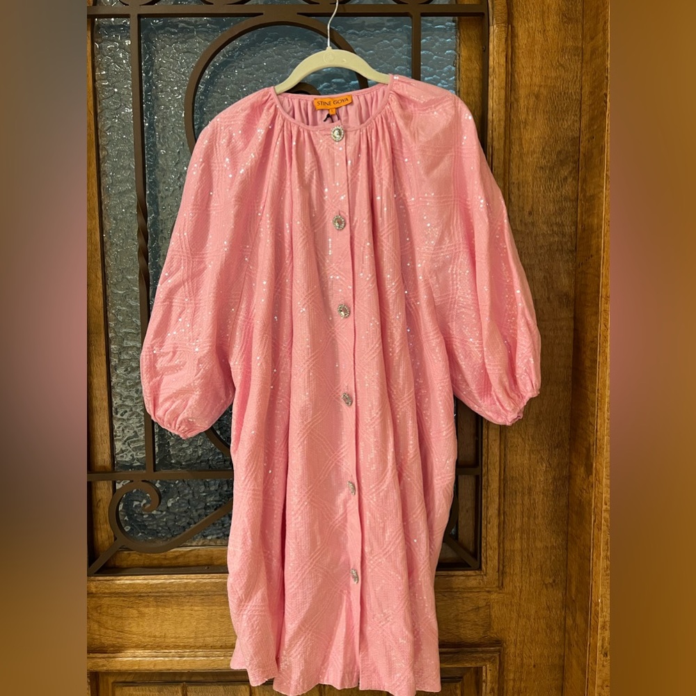 Stone Goya pink dress